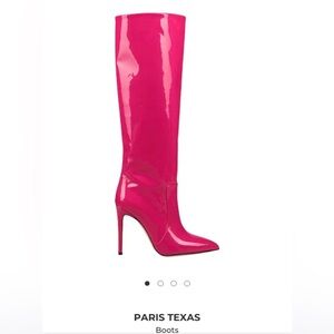 Paris Texas Barbie Pink Knee High Leather Boots 38